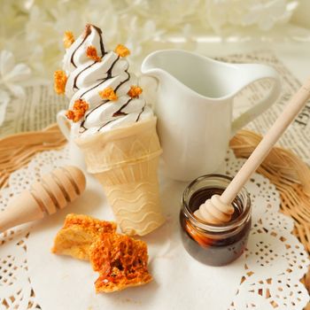 honey ice cream