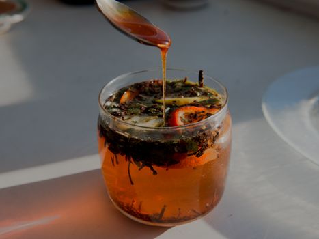 honey fruit infusion